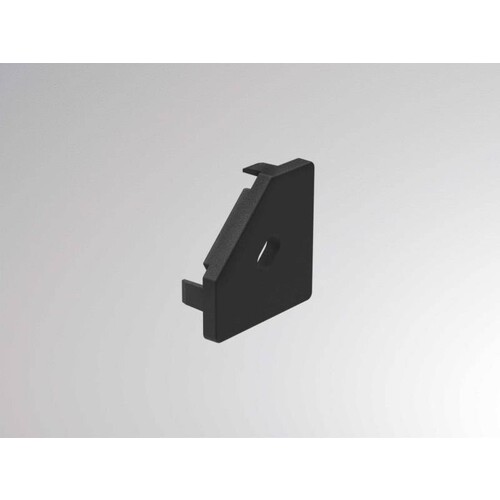 600-aek209b Tecnico MINI CORNER AUFBAU ENDSTÜCK schwarz Produktbild