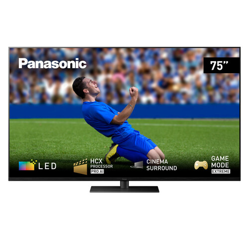 TX-75LXW944 Panasonic 75/ 189 cm 4K HDR TV Twin 120HZ Dolby V Produktbild Front View L