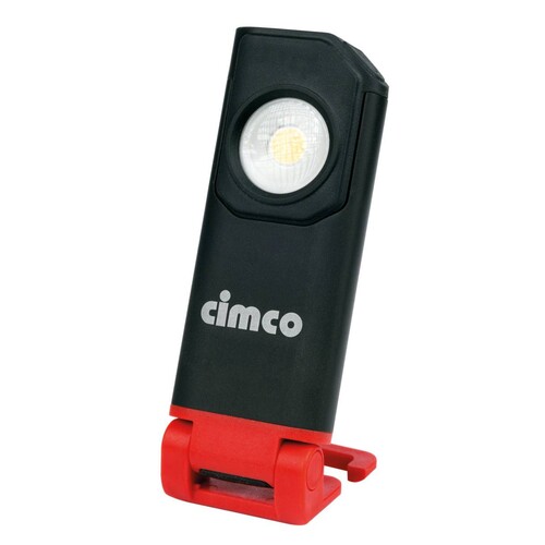 111575 Cimco LED Pro Pocket, Dim IP54 IK07, Alu, 350+100lm,  Magnet+Clip Produktbild Front View L