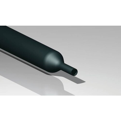 181682 Cimco Schrumpfschlauch 2,5 1,0mm 35mm 2:1, 100 St, d³nnw., schwarz Produktbild Front View L