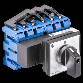 KG105.T904.E K&N 1-0-2 Umschalter,4-pol. Fronteinbau 125 A,45 kW,50 mm² Produktbild front M