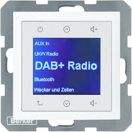 29849909 Berker BERKER S.1/B.x Radio Touch DAB+ polarweiß matt Produktbild