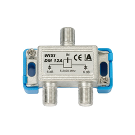 1029 Wisi DM 12 A 2-fach Sat-Verteiler 5-2400 MHz ,Verteildämpfung 4-6 dB Produktbild