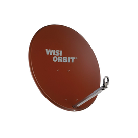 1213 Wisi OA 38 I Alu Offset Antenne ziegelrot (ORBIT LINE) 80cm Produktbild