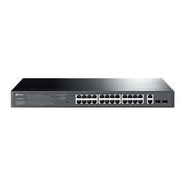 TL-SG1428PE TP-Link 28 Port Gb Easy Smart Switch 24 Port PoE, 2 SFP, 2 norm. Produktbild