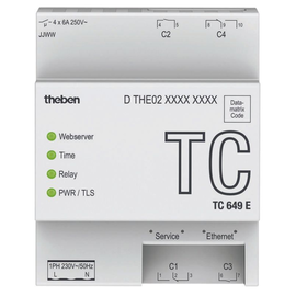 6490130 Theben THEBEN Steuerbox TC649E Webserver REG Produktbild front M