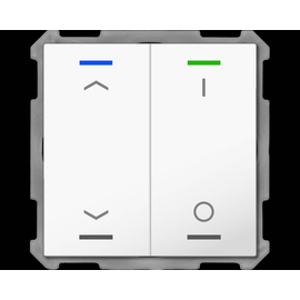 BE-TAL63T2.C1 MDT Taster Light 63 2 fach, RGBW, mit Temperatursensor, Studi Produktbild