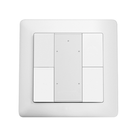 EP10431616 Esylux PUSH BUTTON x4 DALI 2 WH 4 fach Taster für DALI-2 Produktbild front M