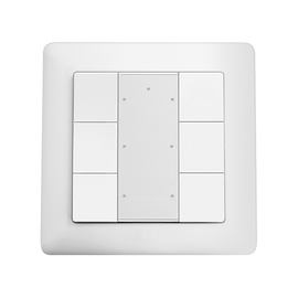 EP10431623 Esylux PUSH BUTTON x6 DALI 2 WH 6 fach Taster für DALI-2 Produktbild front M