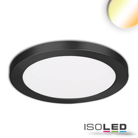 114028 Isoled LED Aufbau/Einbauleuchte Slim Flex, 18W, schwarz, ColorSwitch 30 Produktbild
