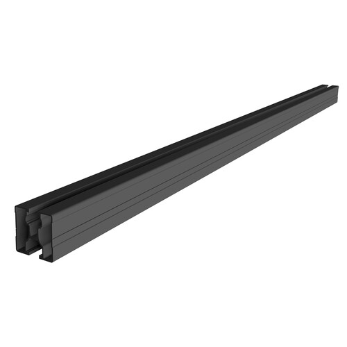 86140-4750 SL Rack RAIL 40 - 4750 mm, schwarz eloxiert Produktbild Front View L