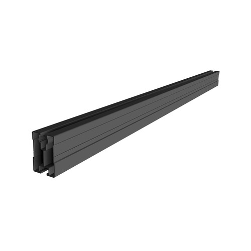 86160-4750 SL Rack RAIL 60 - 4750 mm, schwarz eloxiert Produktbild Front View L