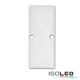114831 Isoled Endkappe EC90 Aluminium weiß RAL 9003 für Profil HIDE DOUBLE in Produktbild