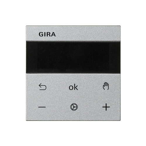 539326 Gira S3000 RTR Display System 55 F Alu Produktbild Front View L