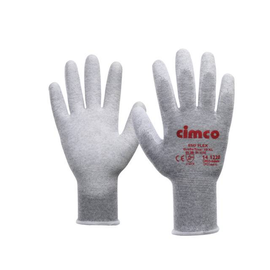 141221 Cimco Antistatikhandschuh ESD Flex grau, Größe 11/XXL Produktbild front M