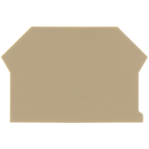 CC-2001.2 Conta-Clip Abschlussplatte AP 2,5 10 BG beige Produktbild Front View L