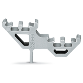 279-529 Wago Adapter,grau Produktbild front M