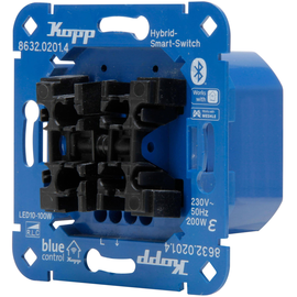 863202014 Kopp Blue- control Hybrid- Smart- Switch: Universaldimmer 1- Kana Produktbild front M
