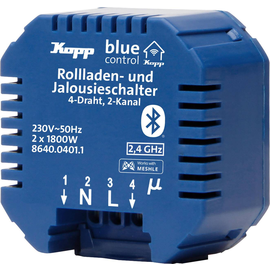 864004011 Kopp Blue- control Schaltaktor für Rollladen- , Jalousien-  Markisenst Produktbild