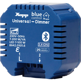 864203016 Kopp Blue- control Universal Dimmaktor, 1- Kanal, 2- Draht, mit Blue Produktbild