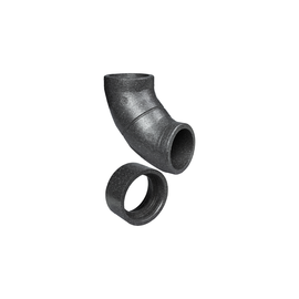 239233 Stiebel Eltron Rohrsystem gedämmt LWF DRB 125- 90 EPP,Rohrbogen gedämmt Produktbild front M