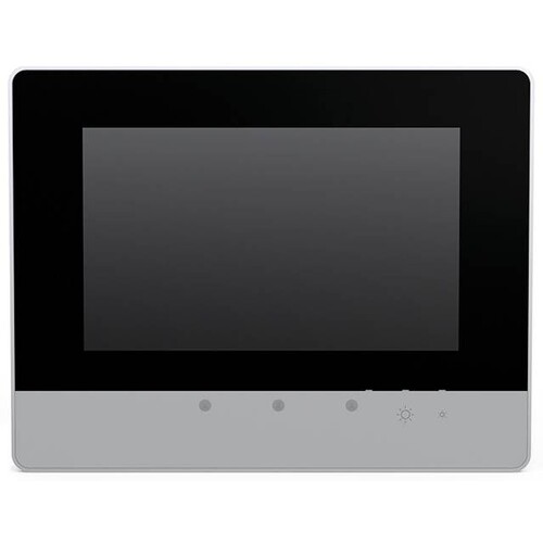 762-4203/8000-001 Wago Touch Panel 600, 17,8 cm (7,0), 800 x 480 Pixel, 2 x ETH Produktbild Front View L