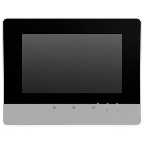 762-4303/8000-002 Wago Touch Panel 600, 17,8 cm (7,0), 800 x 480 Pixel, 2 x ETH Produktbild Front View L