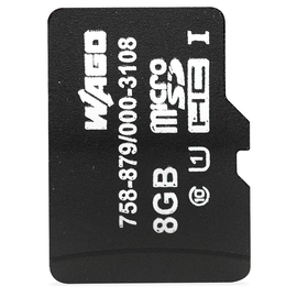 758-879/000-3108 Wago Speicherkarte SD Micro, pSLC- NAND, 8 GB, Temperaturbere Produktbild