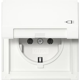 445466 Gira SCHUKO KD Gira TX_44 Reinweiß Produktbild