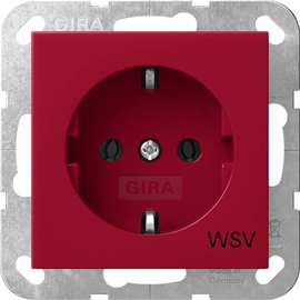 4188108 Gira SCHUKO WSV System 55 Rot Produktbild