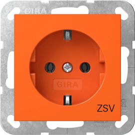 4188109 Gira SCHUKO ZSV System 55 Orange Produktbild