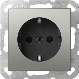 4453600 Gira SCHUKO Shutter System 55 Edelstahl Produktbild