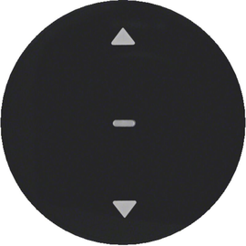 85245231 Berker KNX-RF R.x Funktaste Jalousie schwarz glänzend Produktbild front M