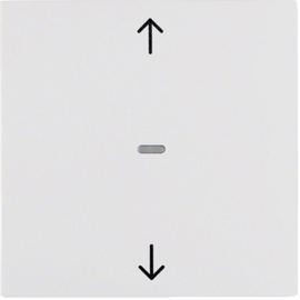 85245289 Berker KNX-RF S.1/B.x Funktaste Jalousie polarweiß glänzend Produktbild front M