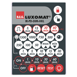 92114 B.E.G. Fernbedienung für Präsenzmelder PD4-M-DIM-HKL Produktbild front M