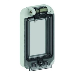 88960505 Bals Betätigungsklappe 2 Module (5882) RAL7035 IP44 ohne Berührungsschu Produktbild front M