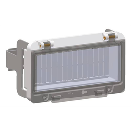 89899659 Bals Betätigungsklappe 6 Module (58004) RAL7035 IP44 mit Berührungsschu Produktbild front M