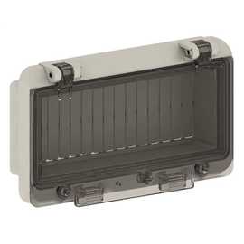 92000873 Bals Betätigungsklappe 8 Module (58009) RAL7035 IP44 mit Berührungssch Produktbild front M