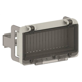 92003456 Bals Betätigungsklappe 8 Module (58013) RAL7035 IP44 mit Berührungsschu Produktbild front M