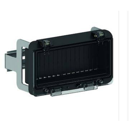 92007576 Bals Betätigungsklappe 8 Module (580143) SW IP44 mit Berührungsschutz u Produktbild front M