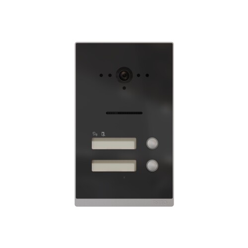 RGE2015230 Schneider Elec. Kompakt- Türstation, 2We, Up, Grau Produktbild Front View L