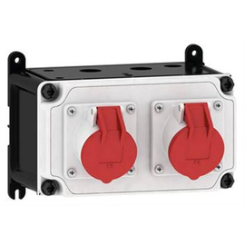 92007705 E-Term Steckdosenkombi VARIABOX WM 0002-0 FI000 IP44 VARIABOX-S B230xH1 Produktbild front M