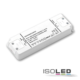 115625 Isoled LED Trafo 24V/DC, 0- 30W, ultraflach, SELV Produktbild