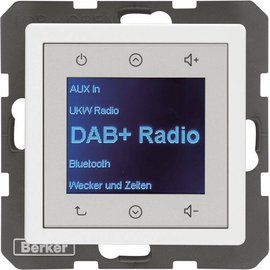 30846089 Berker BERKER Q.x Radio Touch DAB+/Bluet. polarweiß samt Produktbild