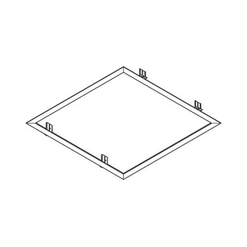 59MQ11005021 Siteco Apol- ,Einbau- Rahmen,Stbl,ws Produktbild Front View L