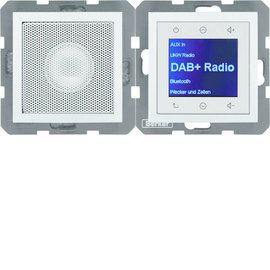 29801404 Berker BERKER S.1/B.x Radio Touch DAB+ Set mit LS alu matt Produktbild