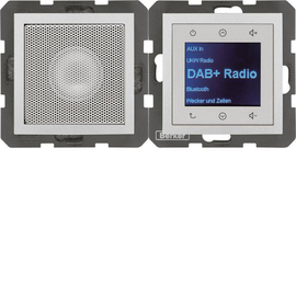 29801404 Berker BERKER S.1/B.x Radio Touch DAB+ Set mit LS alu matt Produktbild