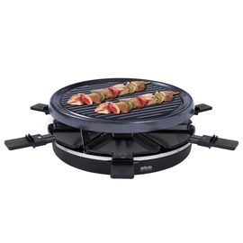 426029 Silva PK- R 066 Raclette, 6 Pfännchen, 800 W, Grillplatte Produktbild front M