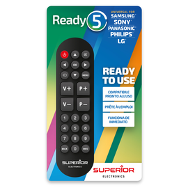 SUPTRB014 Superior Ready5 Universal Fernbedienung f. LG/Sam/Phil/Sony/Pana Produktbild