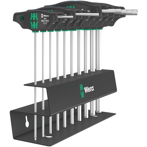 05023454001 Wera 454/10 HF Set Imperial 2 Schraubendrehersatz Quergriff- Schrau Produktbild